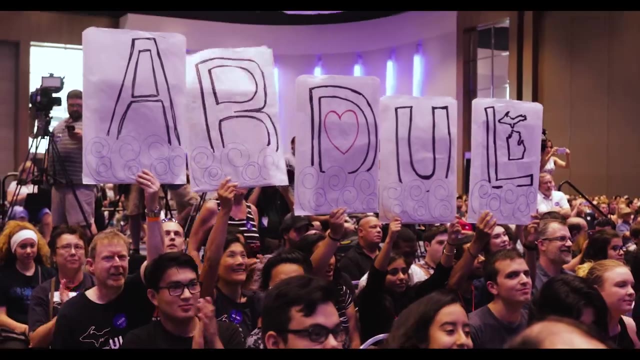 Abdul for Governor poster